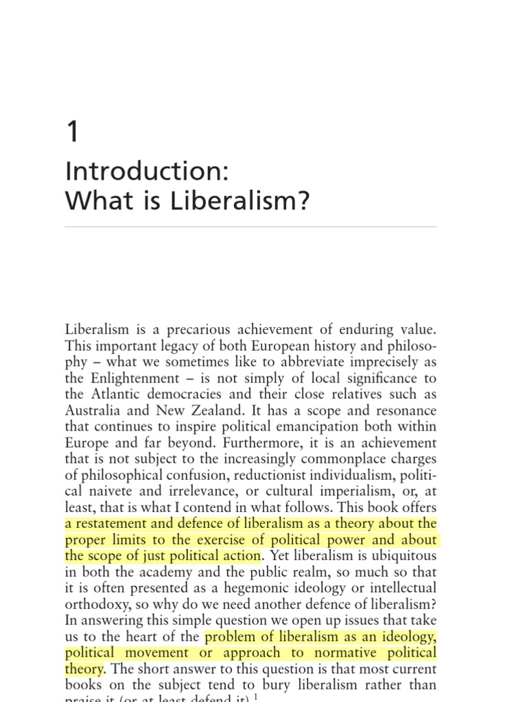 Understanding Political Liberalism | PDF
