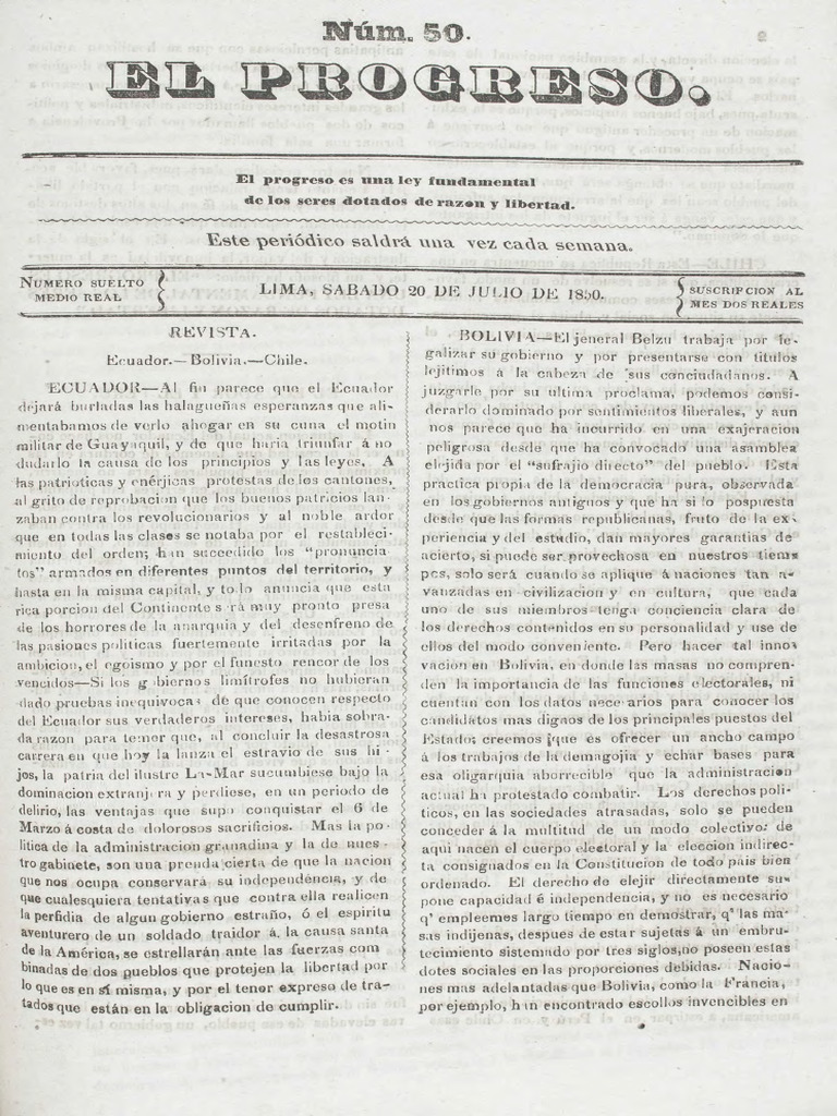 El Progreso N° 50 | PDF