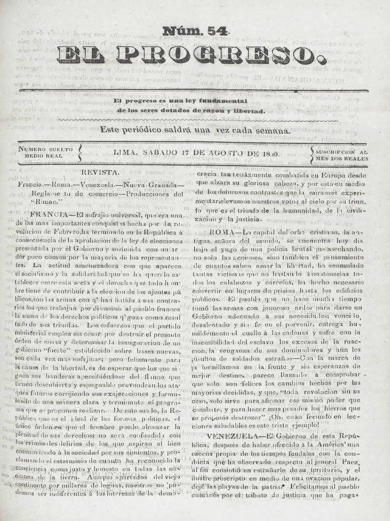 El Progreso N° 54 | PDF