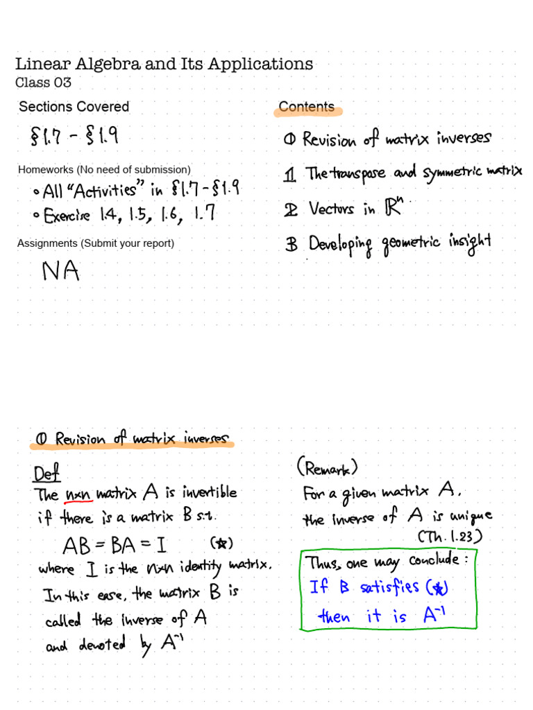 Lecture Note 03 | PDF