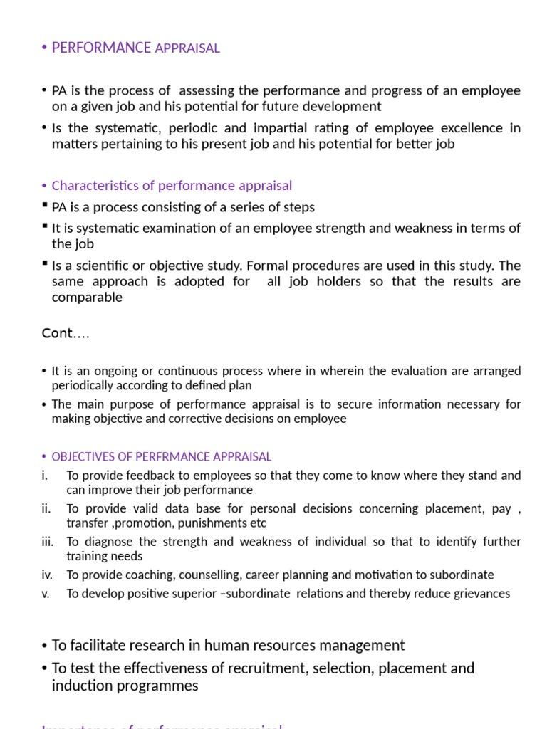 Performance Appraisal | PDF | Performance Appraisal | Industrial And ...