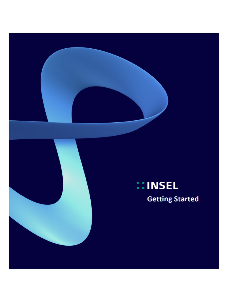 INSEL 8: Quick Start Guide | PDF | Parameter (Computer Programming ...