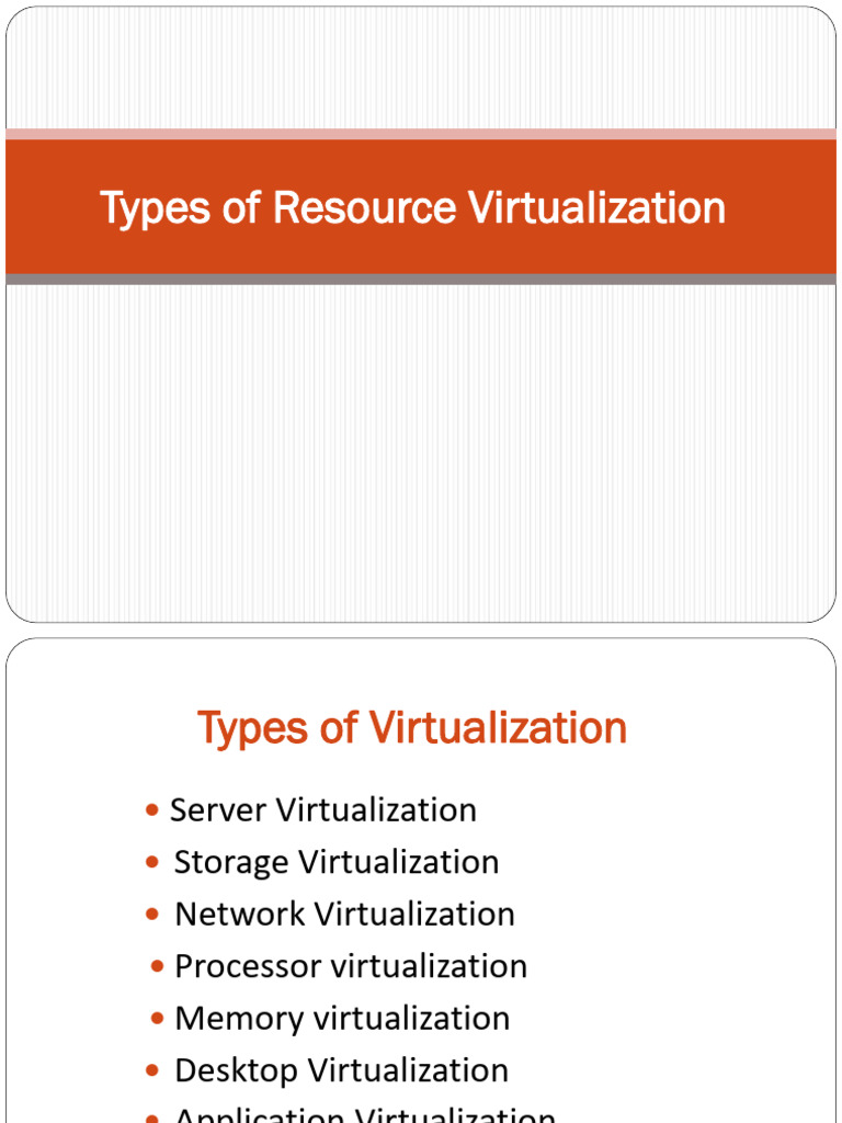 Types of Virtualization 03-02-25 | PDF | Virtualization | Virtual Machine