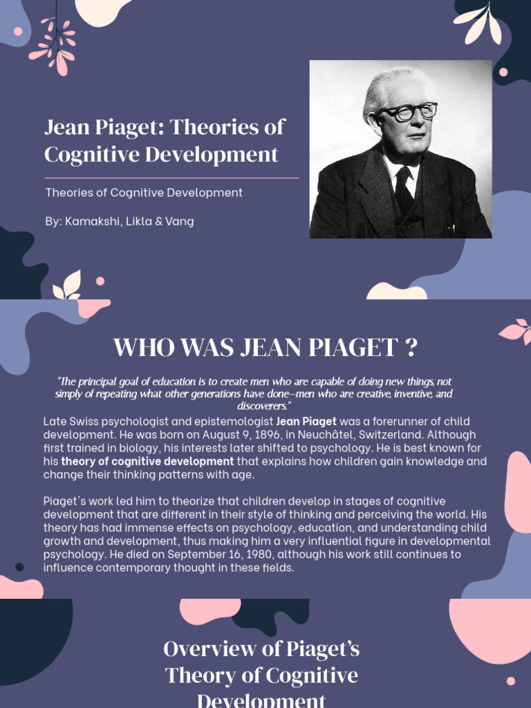 Piaget's Stages of Cognitive Development | PDF | Behavioural Sciences ...