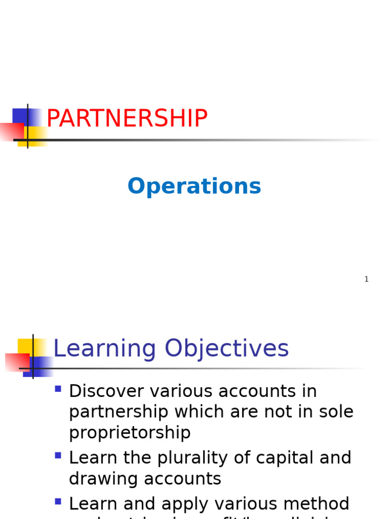 CH03 Partnership-Operations | PDF | Partnership | Income Statement