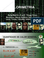 Calorimetria - Matrix