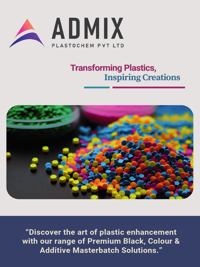 2 Admix Brochure | PDF | Plastic | Textiles