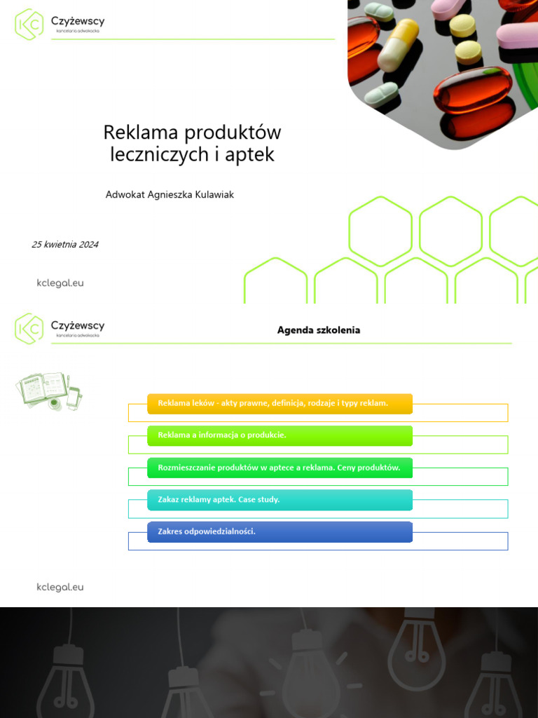 Reklama - Produktow - Leczniczych - I - Aptek Szkolenie WIP | PDF