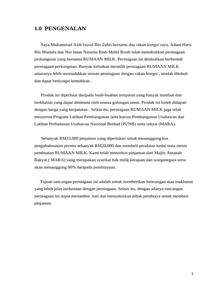 Perniagaan Azib | PDF