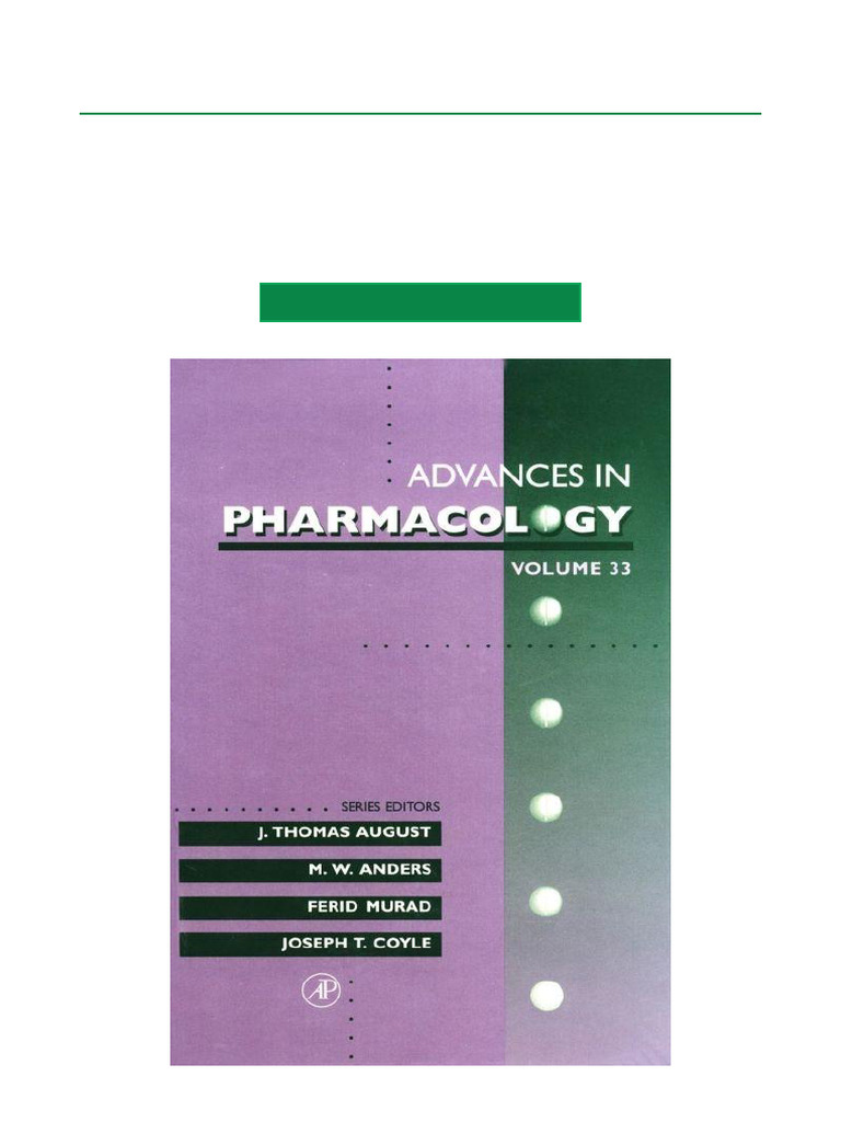Advances in Pharmacology Accessible DOCX Download | PDF | Receptor ...