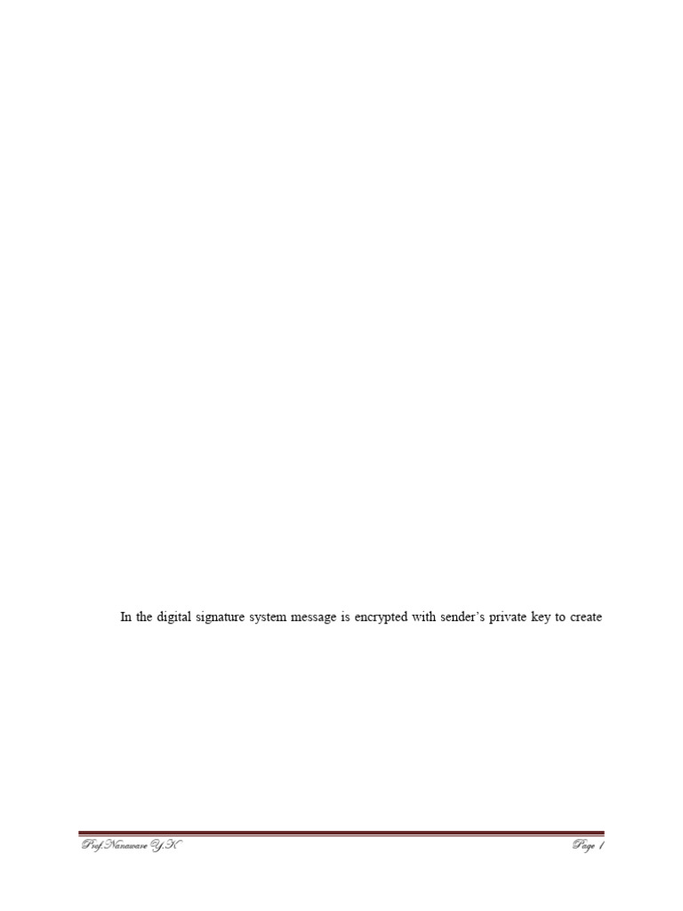 Digital Signatures and Security Services | PDF | Transport Layer ...