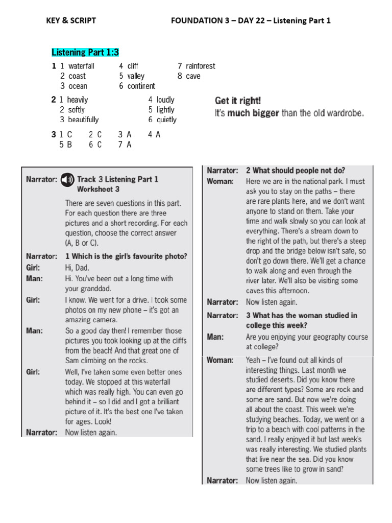 F3 - Day 22 Key + Scripts | PDF