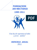 Memoria 2011 Fundacion y Escuela