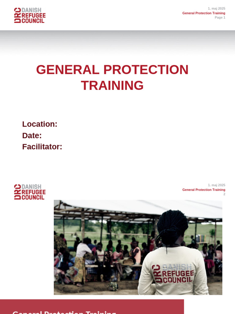 General Protection Training Overview | PDF | Humanitarian Aid | Non ...