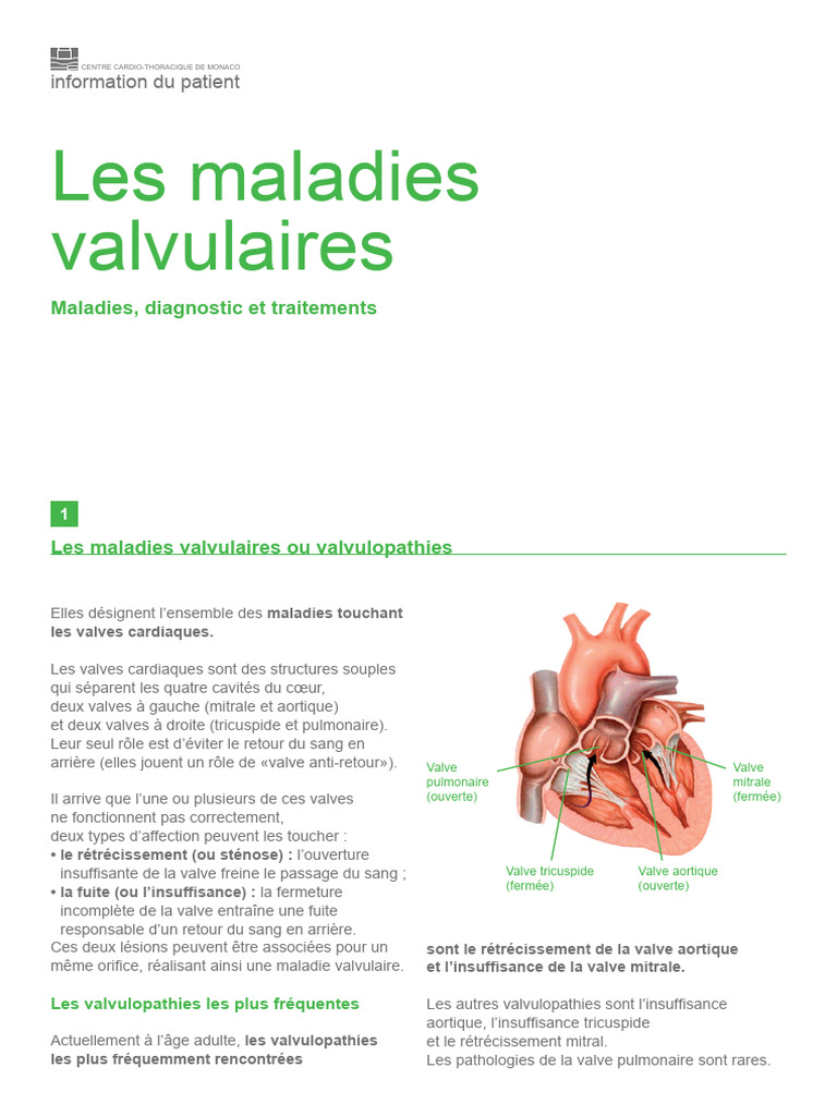 Maladies Valvulaires 1 | PDF | Valve cardiaque | Maladies et troubles