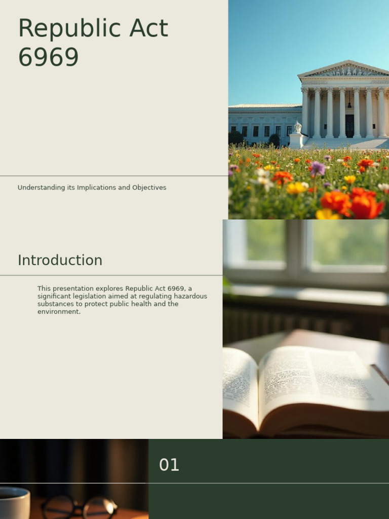 Republic Act 6969: Toxic Waste Management | PDF | Dangerous Goods ...