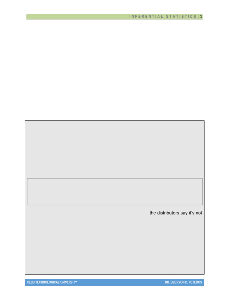 Module 5 Hypothesis Testing Pdf Pdf Type I And Type Ii Errors