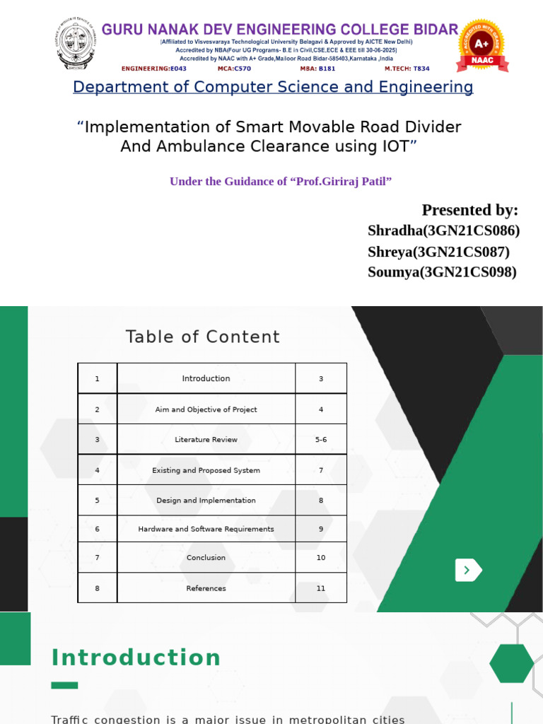 SMRD Using Iot Ppt2 | PDF | Traffic | Machine Learning