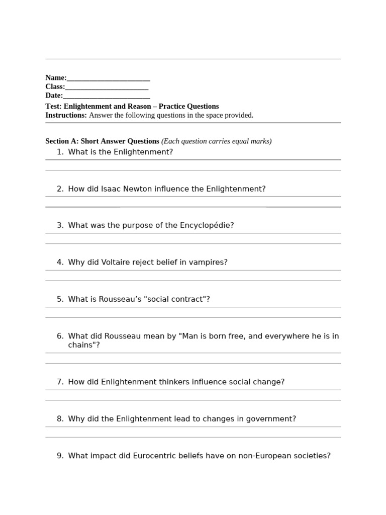 Introduction To Modern World Test | PDF