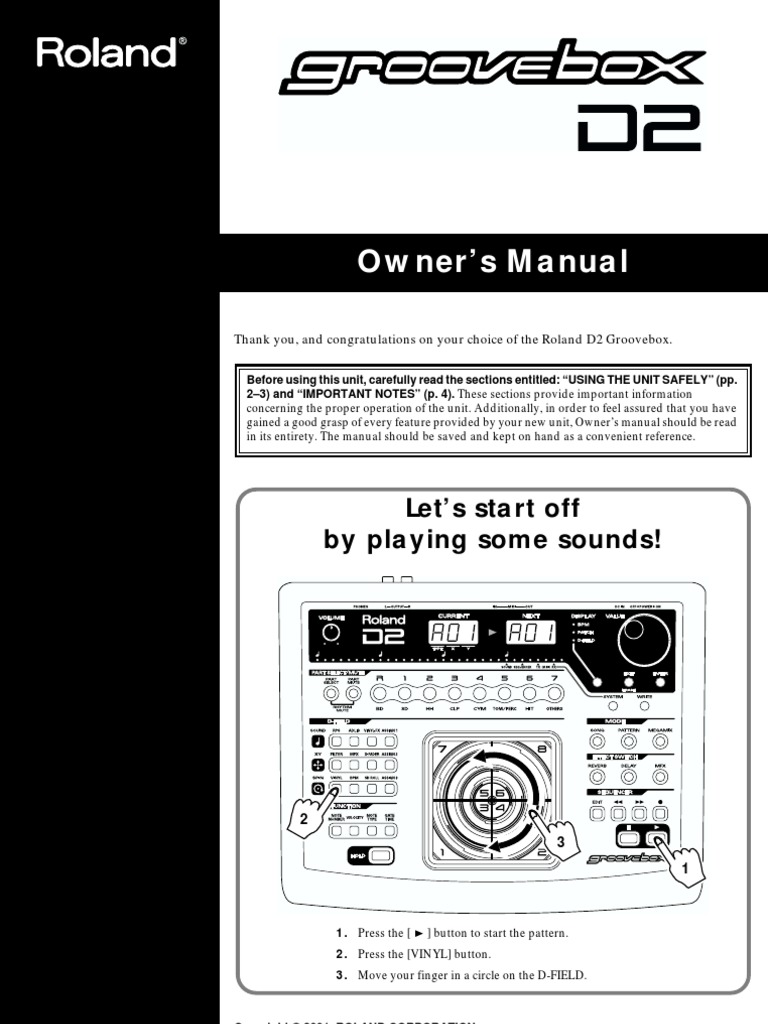 Roland D2 Manual | PDF