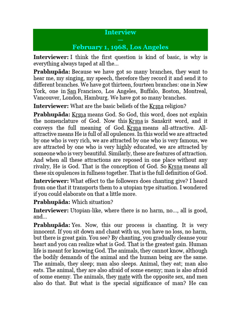 Basic Beliefs of The K A Religion | PDF | God | Krishna