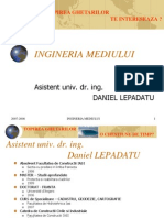 Ingineria Mediului Curs DL 1