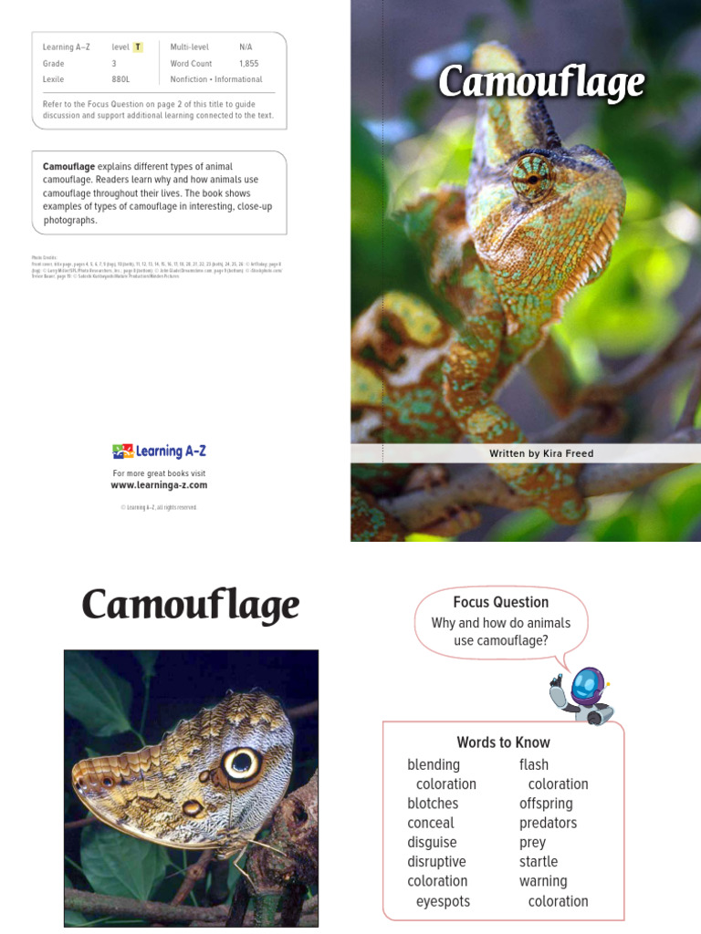 Camouflage | PDF | Camouflage | Predation