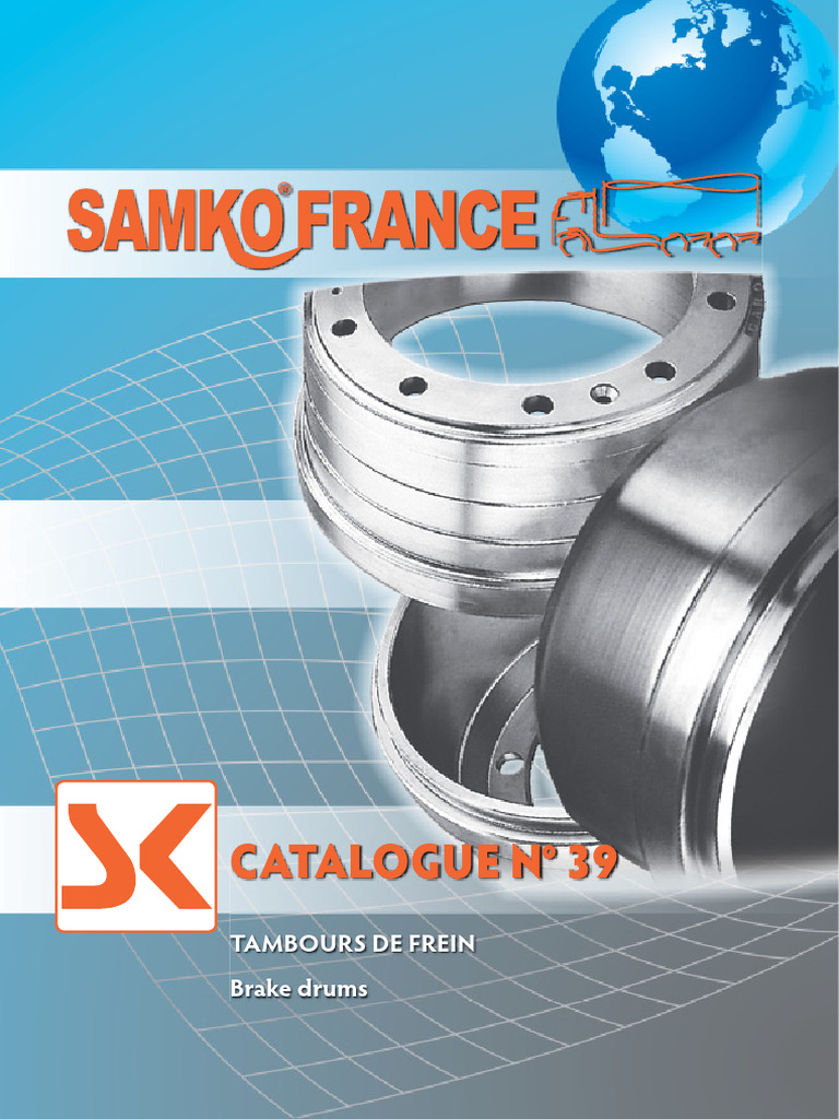 Catalogue N°39 - Tambours de Frein | PDF | Facture