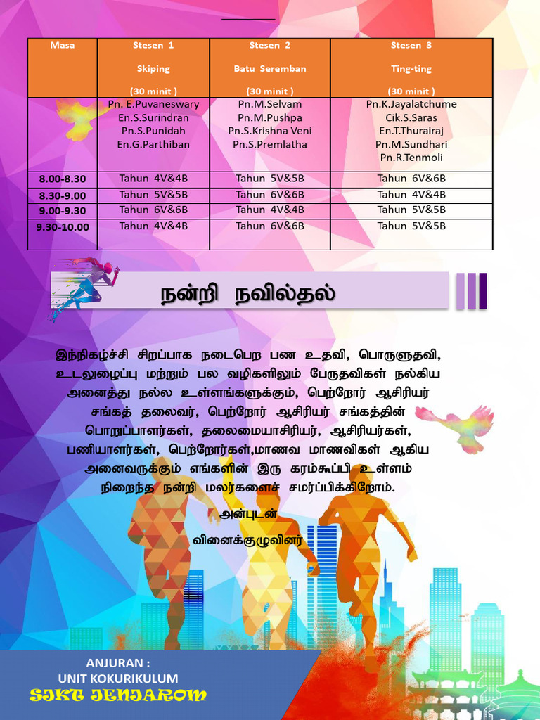 Buku Program Hari Sukan Negara 2024 | PDF