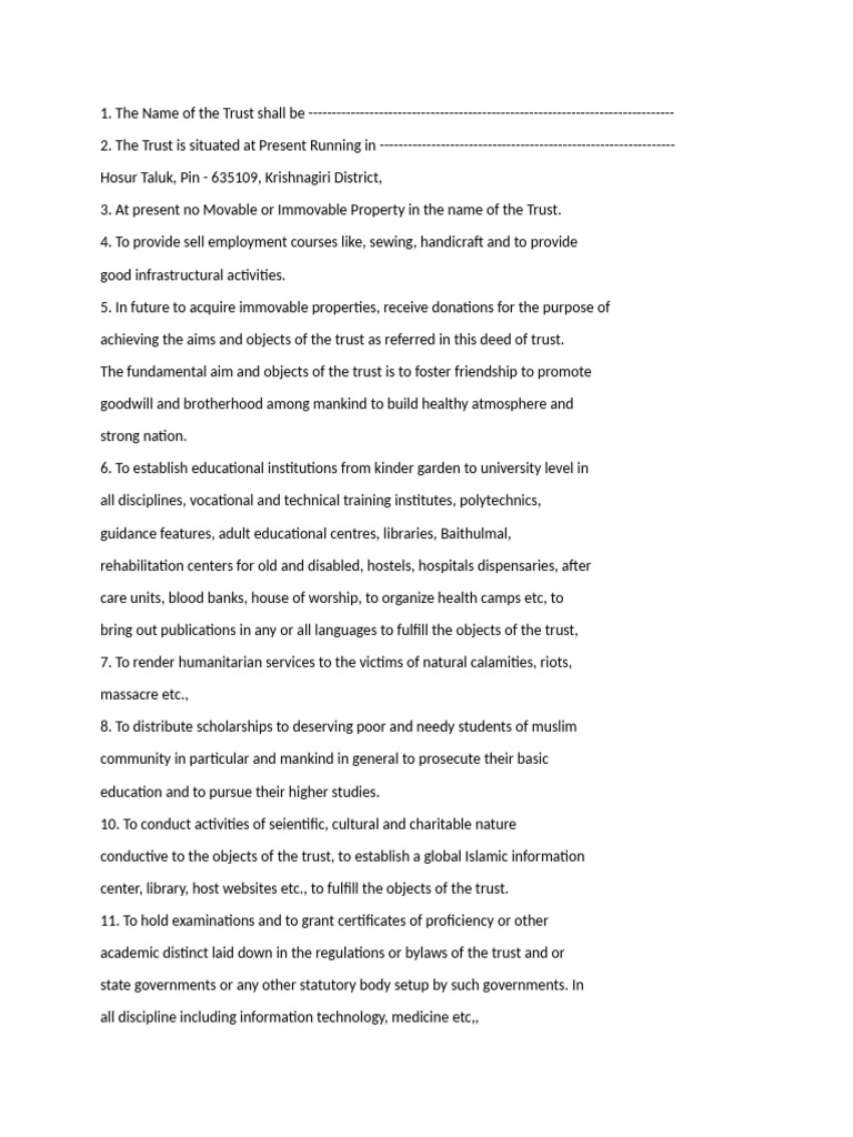 Sample Deed | PDF