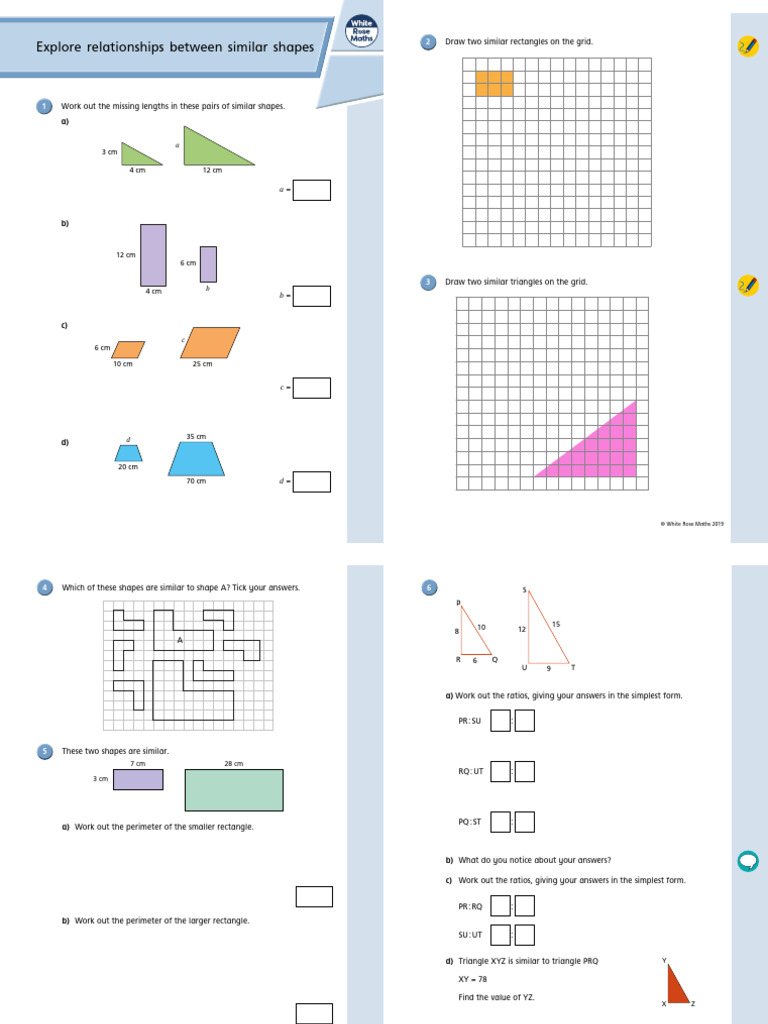 Similar Triangle Relationships Explained | PDF | Classical Geometry ...