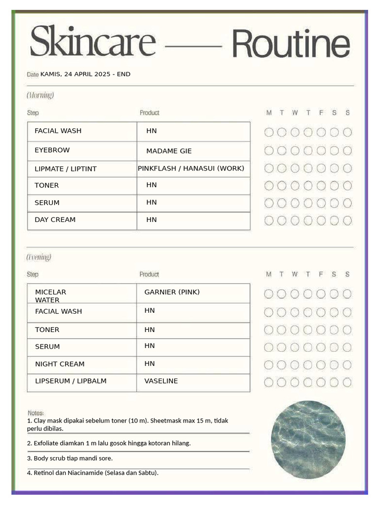 Skincare Routine | PDF