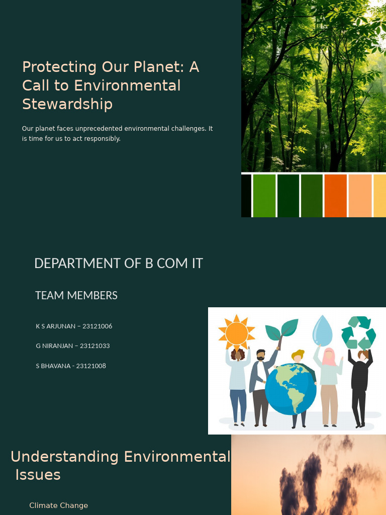 Environmental Stewardship Strategies | PDF