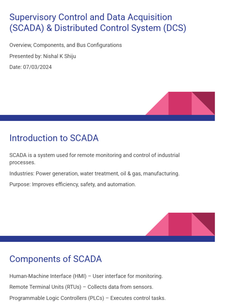 SCADA vs DCS: Key Differences Explained | PDF | Scada | Network Topology