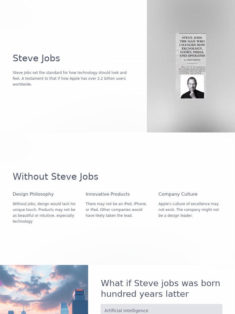 Steve Jobs' Lasting Design Legacy | PDF