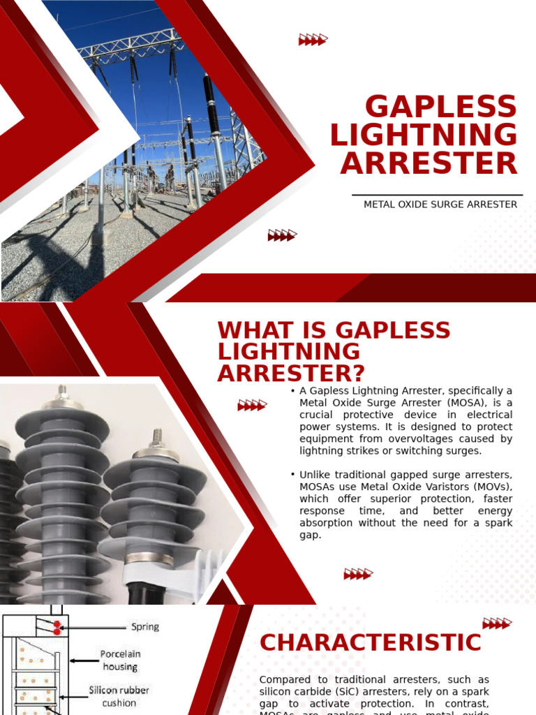Gapless Lightning Arrester Overview | PDF | Manufactured Goods ...