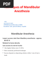 Field Block Anesthesia Techniques | PDF | Anesthesia | Injection (Medicine)