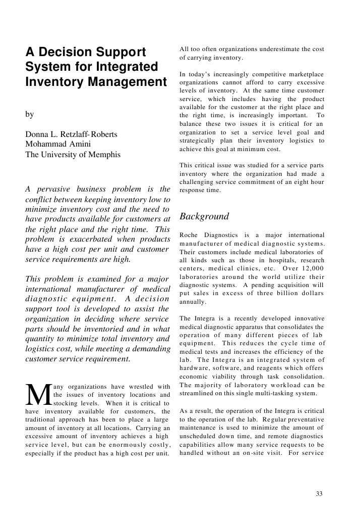 Integrated Inventory Management System | PDF | Inventory | Logistics
