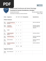 Plan de Estudios: Aduana y Comercio Exterior | PDF | aduana | Economias