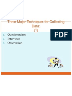 Methods For Collecting Data