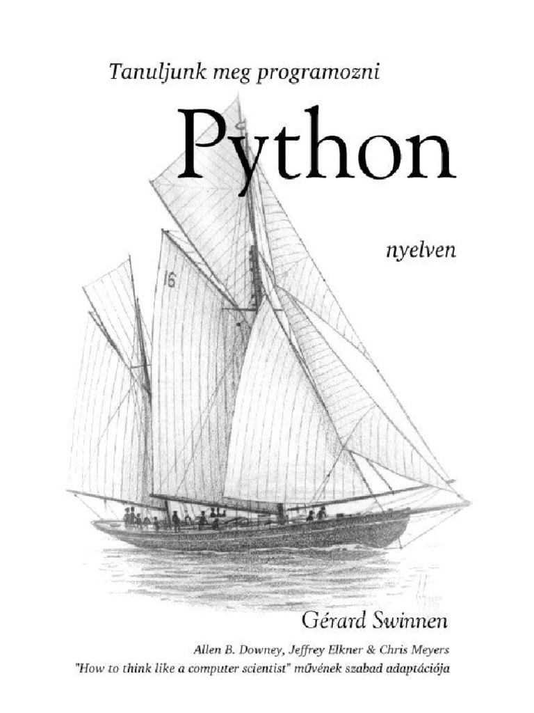 Tanuljunk Programozni Python Nyelven | PDF