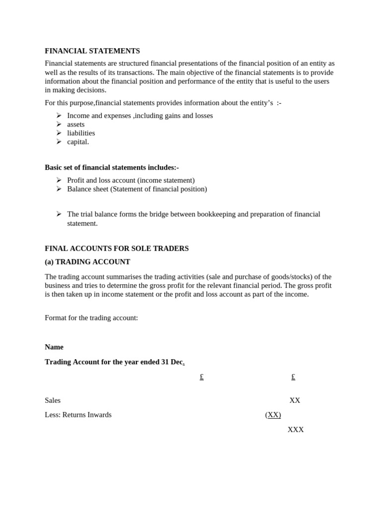 FINANCIAL_STATEMENTS_(2)[1] | PDF | Income Statement | Balance Sheet