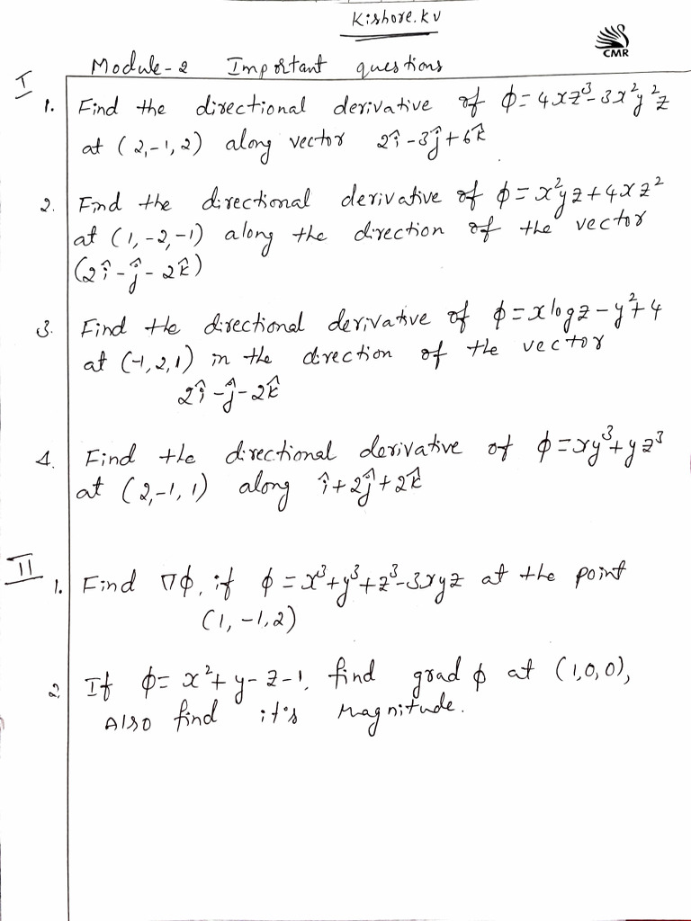 M-2 Important Questions | PDF