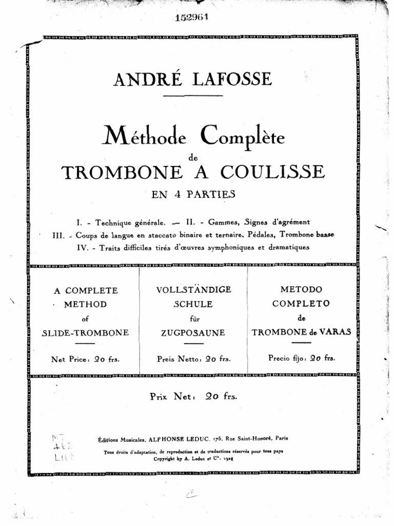 André Lafosse Method PDF | PDF