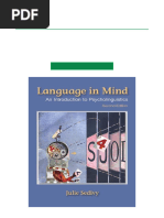Language in Mind An Introduction To Psycholinguistics - 2nd