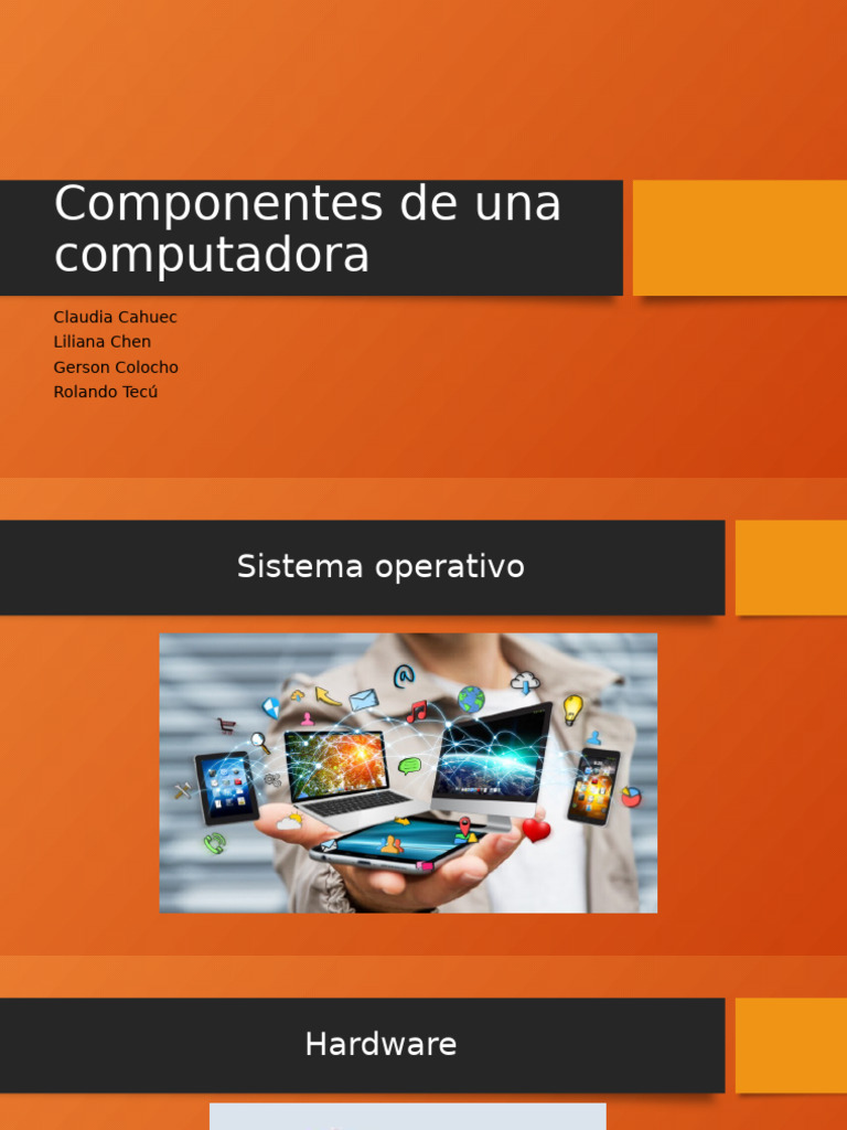 Componentes de Una Computadora | PDF
