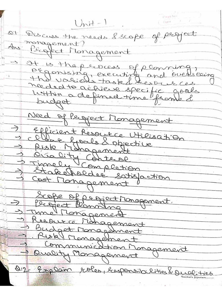 Project Management Pdf