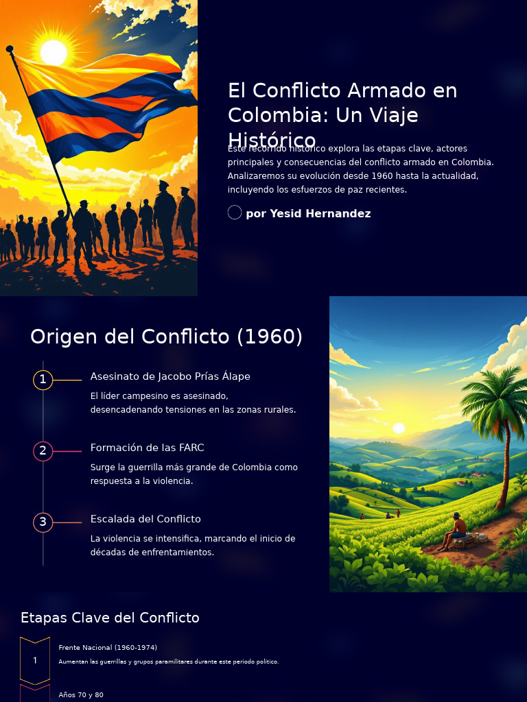 El Conflicto Armado en Colombia Un Viaje Historico | PDF | Política de ...