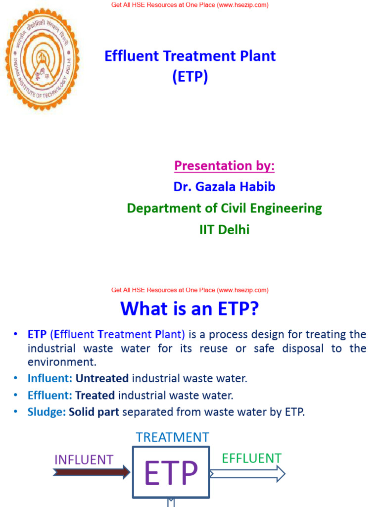 Effluent Treatment Plant 1 | PDF | Sewage Treatment | Materials