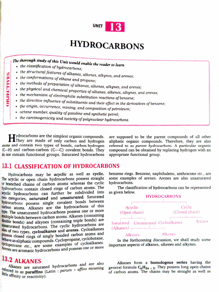 Comprehensive Guide to Hydrocarbons | PDF | Conformational Isomerism ...